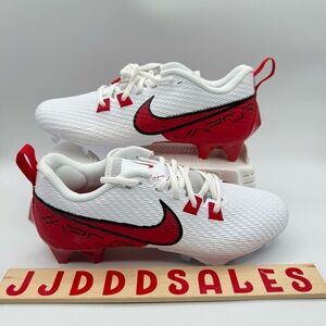 Nike Vapor Edge Speed 360 2 Football Cleats White Red FQ4045-102 Men’s Sizes